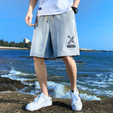 Men Shorts plus Size Beach Pants Sweatpants