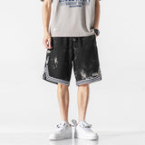 Men Shorts Summer Men's and Women's Loose Retro Casual Sports Shorts Middle Pants