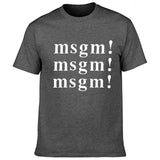 Msgn T Shirt round Neck Cotton Couple Wear