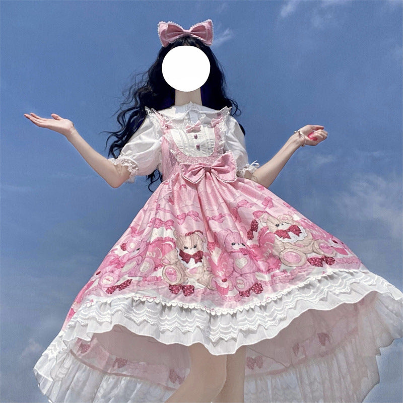 Pastel Gothic Lolita Harajuku Style Clothing Strap JSK Dress