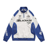Blackair Jacket Blackair Retro Racing Motorcycle Clothing