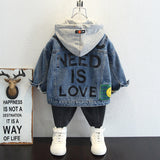 Toddler Boys Jackets Boys Fall Denim Jacket Children's Leisure