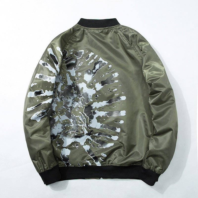 Varsity Jacket Stand Collar Student Baseball Uniform
