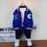 Toddler Boys Jackets Boys' Baseball Jacket Coat Spring and Autumn