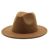 Walter White Fedora Fur Felt Hat Men and Women Autumn Winter Retro Fedora Hat