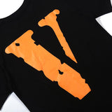 Vlone Friends Men's Casual Fashion Short Sleeve Men's and Women's Tshirt