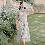 Women's Cottagecore Dress Women's Summer Retro Summer Dress