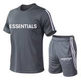 Fear Of God Fog Essentials Casual Short-Sleeved Shorts Suit Chest Logo