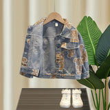 Toddler Boys Jackets Boys' Denim Jacket Spring and Autumn