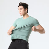 Moisture Wicking T Shirts Tight Stretch Ice Silk