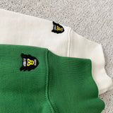 Human Made Hoodie Loose All-Match Velvet Padded Hooded Sweatshirt Couple