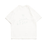 Shark Letter Print Short-Sleeve T-shirt Men's Summer Couple Wear Trendy Loose Tee