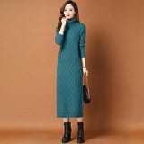 Work Dresses for Girls Autumn and Winter New Coat Knitted Dress for Women