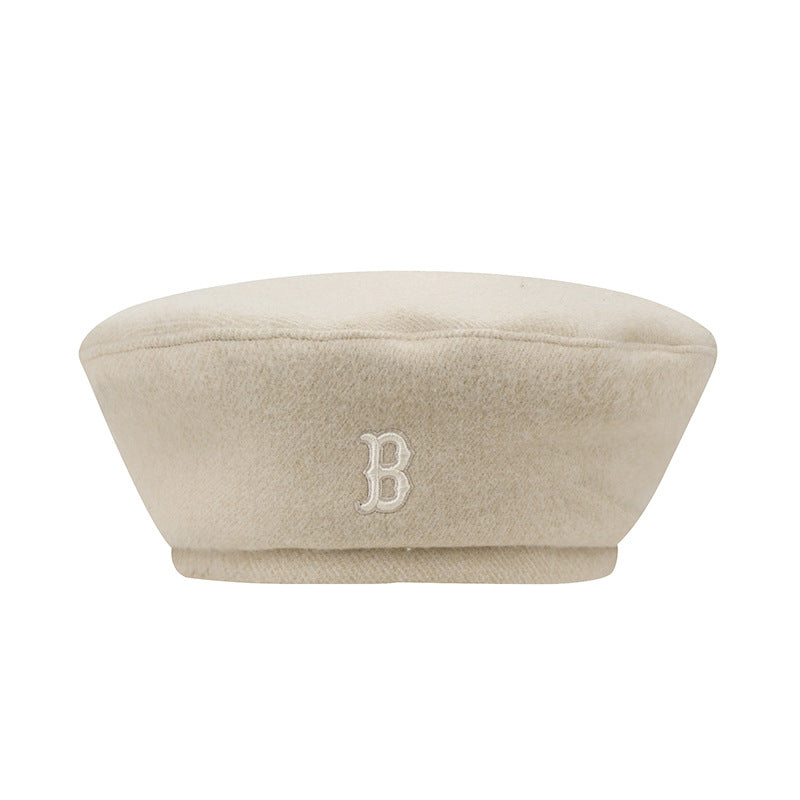 Yankee and Dogers Baseball Cap Winter Hat Autumn and Winter New Style Beret Embroidery Painter Cap