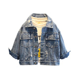 Toddler Boys Jackets Children's Denim Jacket Spring and Autumn