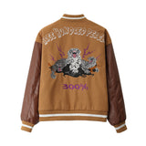 Letterman Jacket Outfit Senior Jackets Varsity Baseball Coat Mobile Stitching Jacket Men's Baseball Uniform Jacket