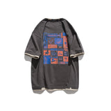 Summer Creative Cartoon Printed Short-Sleeved T-shirt Men's All-Match Couple T-shirt Tee