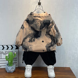 Toddler Boys Jackets Boy's Autumn Coat Hooded Top