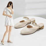Nude Wide Fit Block Heels Sandals