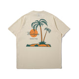 Men T Shitrs Hawaiian Coconut Print T-shirt