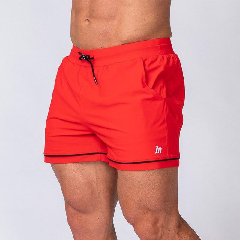 jogging shorts for men Muscle Workout Sports and Fitness Shorts Basketball Match Training Running Leisure Loose Beach Pants