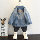 Toddler Boys Jackets Boys' Denim Jacket Spring and Autumn
