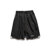 National Fashion Tooling Shorts Men's Loose Outer Wear Side Striped Beach Fifth Pants Summer Thin