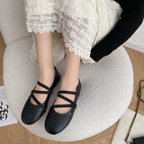 Nude Pumps Block Heel Ballet Shoes