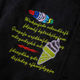 Letterman Jacket Outfit Senior Jackets Varsity Baseball Coat Baseball Uniform Men's Loose Lapel Jacket