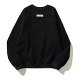 Kanye West Sunday Service Sweatshirt Printed Casual Round Neck Fleece-Lined Sweater