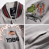 Letterman Jacket Outfit Senior Jackets Varsity Baseball Coat Men's Fashion Brand Street Baggy Casual Jacket