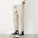 Men Cargo Pants Men's Summer Casual Pants Loose Straight All-Matching Workwear Pants