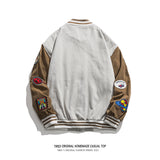 Letterman Jacket Outfit Senior Jackets Varsity Baseball Coat Spring and Autumn Ball Uniform