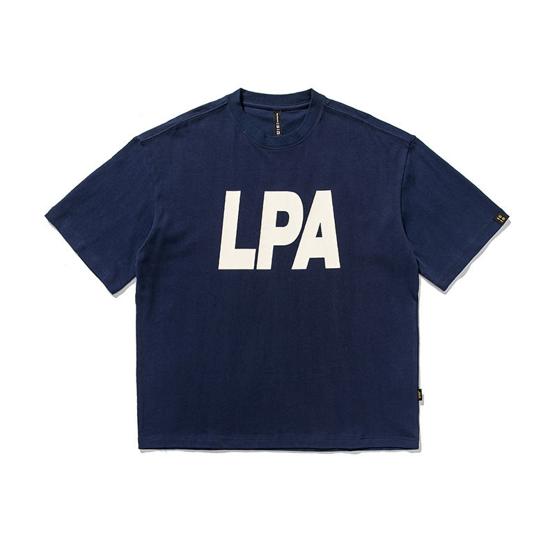 2022 Summer Man Outfits Letter Print Short-Sleeve
