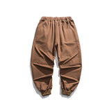Man Fall Winter Outfis Winter Hip Hop Letters Youth Velvet Padded Casual Pants Men's Sweatpants