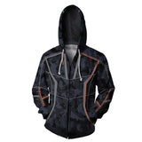 Spider Man Hoodie 3D Printed Spider-Man Cos Zipper