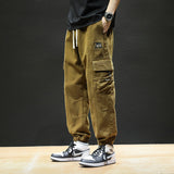 Men Cargo Pants Spring Loose Cotton Trendy Brand Men