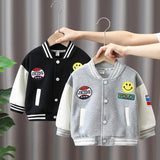 Toddler Boys Jackets Boys' Coat Spring and Autumn Children's Baseball Uniform