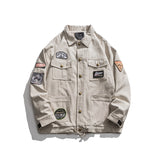 Letterman Jacket Outfit Senior Jackets Varsity Baseball Coat Loose Lapels Casual Coat Top