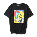 Justin Bieber Drew House Men Women Cotton Top T Shirt Summer Style Women Streetwear Short Sleeve Tshirt Base Shirt