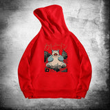 Men and Women Pokemon Pikachu Hoodie Pokémon Snorlax Hooded Sweater