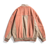 Letterman Jacket Outfit Senior Jackets Varsity Baseball Coat Retro Fashion Brand Stitching Contrast Color Hip Hop Baseball Collar Jacket for Men