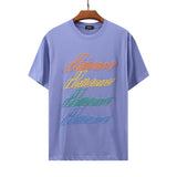 We11done T Shirt Summer Letter Loose Casual Men's and Women's round Neck Short Sleeve