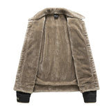 Denim Shirts Fall/Winter Jacket Fleece-Lined Casual
