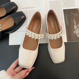 Nude Pumps Block Heel