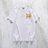 Shark Print T Shirt Summer Casual Cartoon Anime Pullover Short Sleeve Round Neck T-shirt