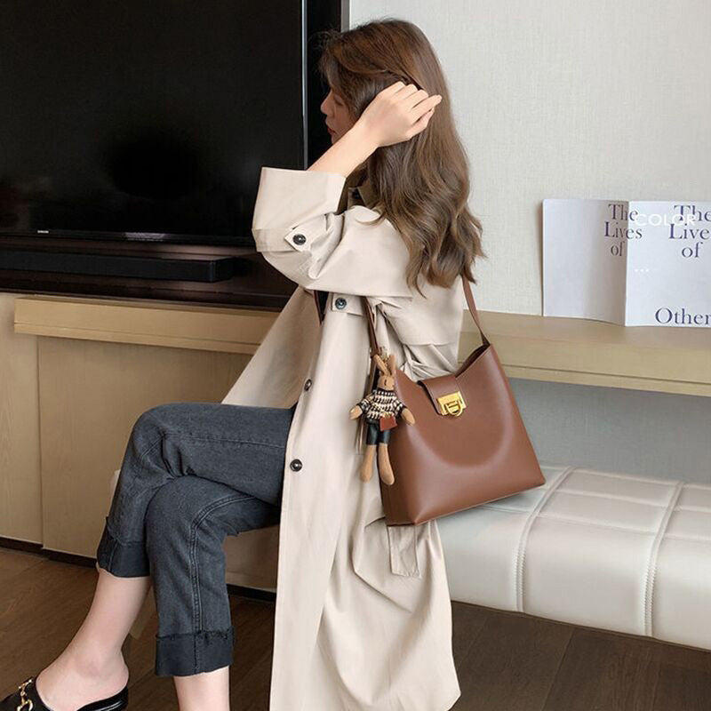 The Teacher Tote Women's Bag Niche Bucket Bag Women's Shoulder Bag Fashion All-Match Crossbody Bag Women's
