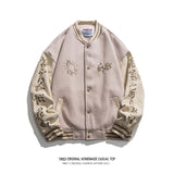 Letterman Jacket Outfit Senior Jackets Varsity Baseball Coat Baseball Uniform Men's and Women's Casual Jacket