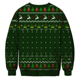 Black Christmas Sweater round Neck Sweater Casual Loose Couple Autumn and Winter