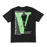 Vlone Hip Hop Short Sleeve Tshirt Men and Women Casual Tshirt